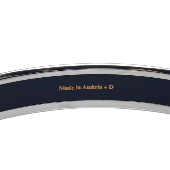 106. Hermes Caleche Blue Bangle - Picture 5 of 16